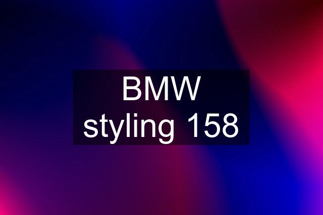 BMW styling 158