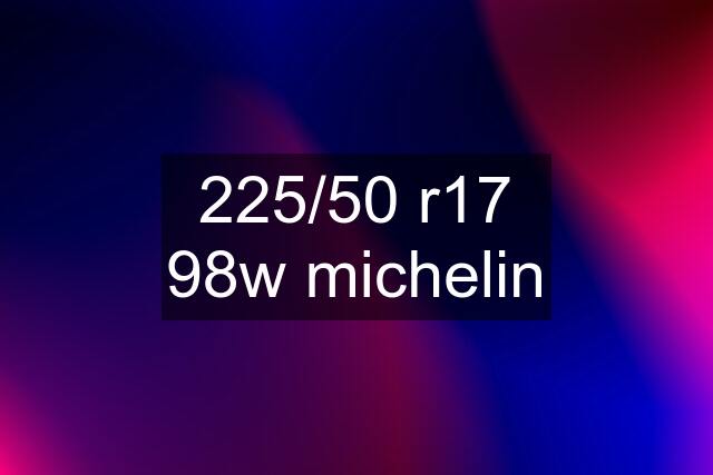225/50 r17 98w michelin