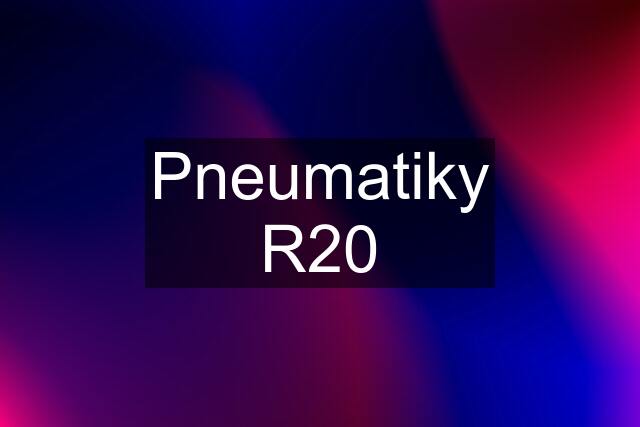Pneumatiky R20
