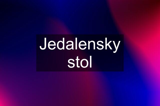 Jedalensky stol