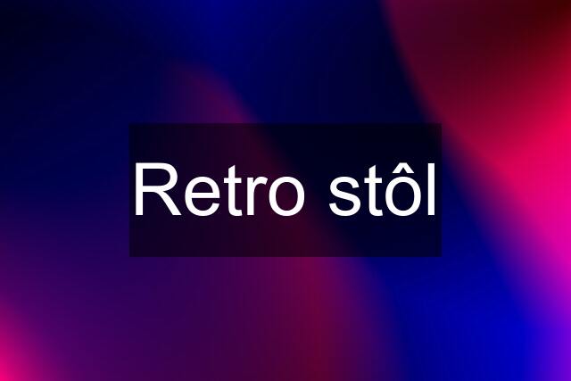 Retro stôl