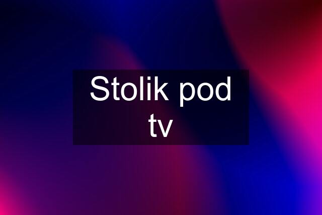 Stolik pod tv