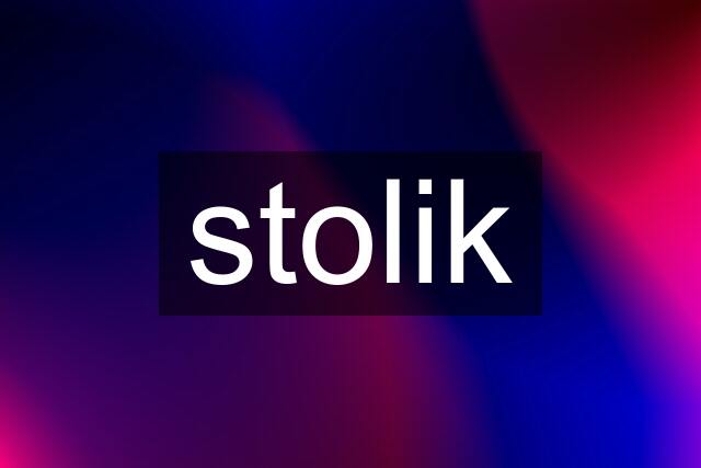 stolik