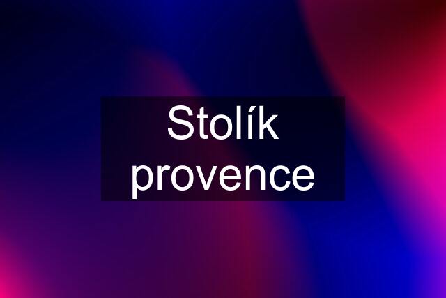 Stolík provence