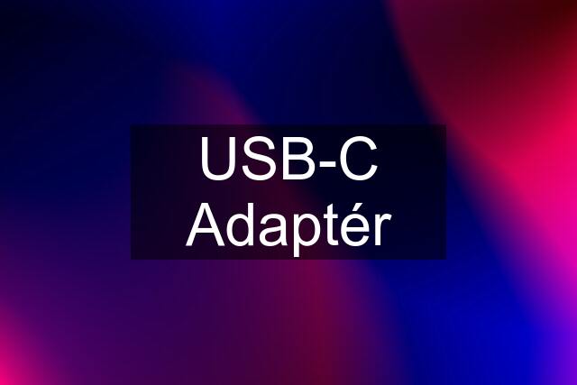 USB-C Adaptér