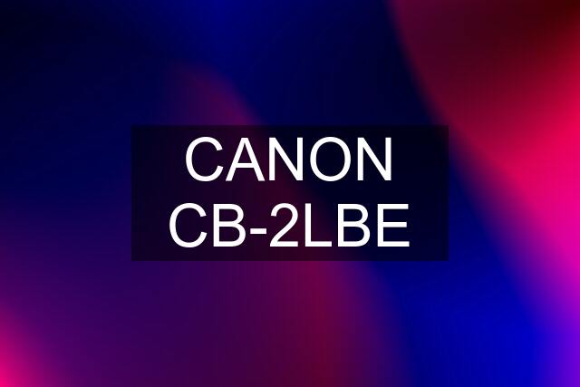 CANON CB-2LBE