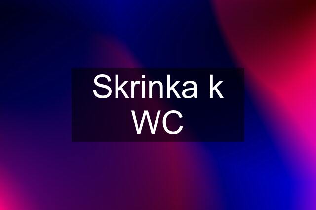 Skrinka k WC