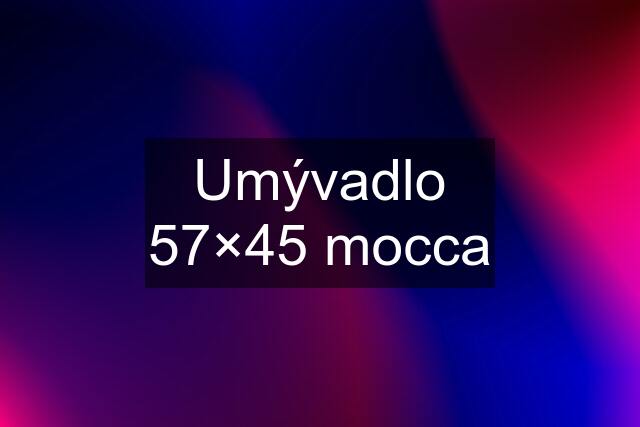 Umývadlo 57×45 mocca