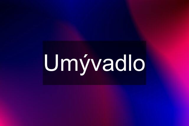 Umývadlo