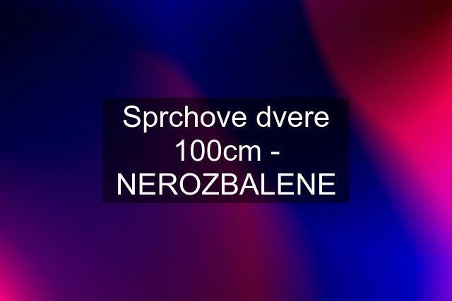 Sprchove dvere 100cm - NEROZBALENE