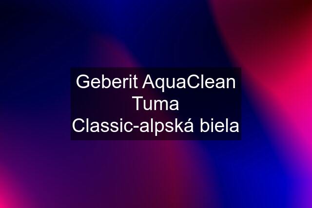 Geberit AquaClean Tuma Classic-alpská biela