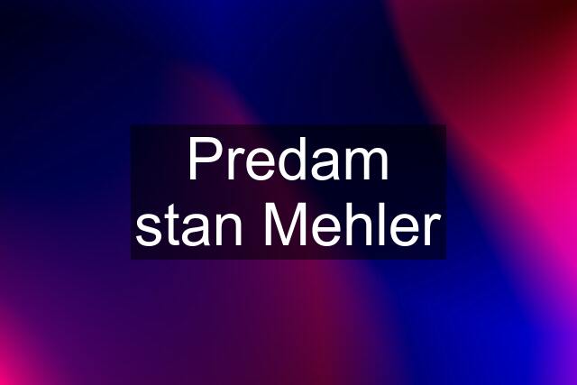 Predam stan Mehler