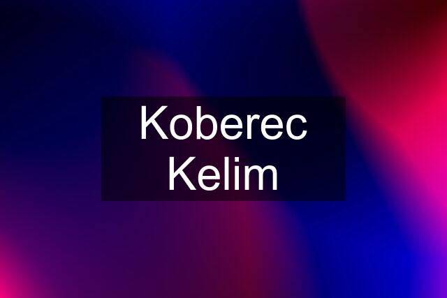 Koberec Kelim