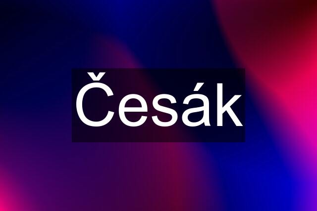 Česák