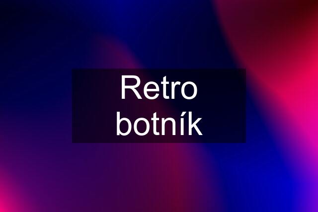 Retro botník