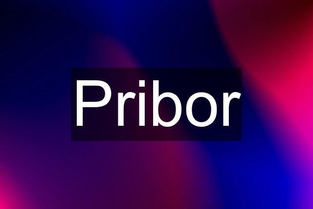 Pribor