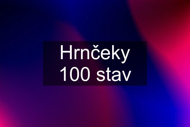 Hrnčeky 100 % stav