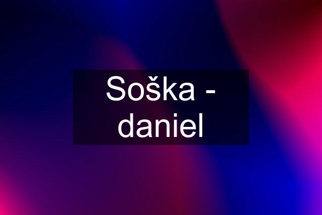 Soška - daniel