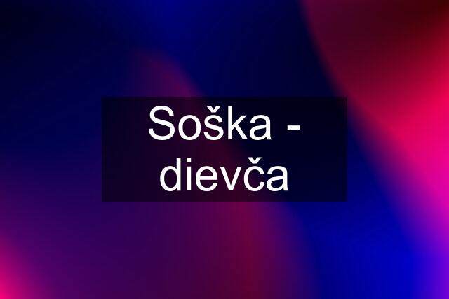 Soška - dievča