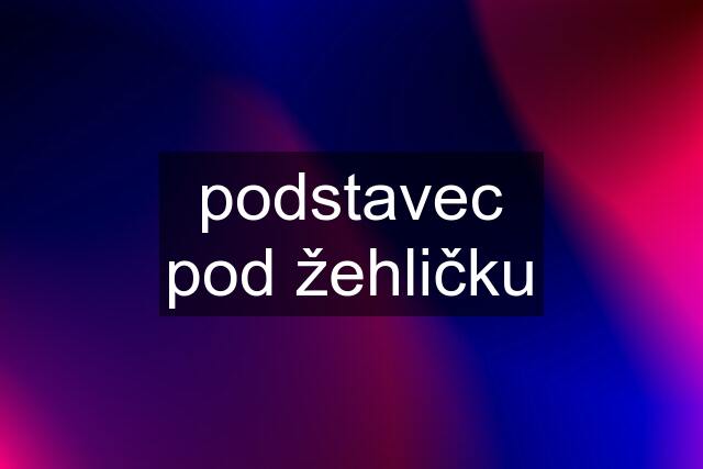 podstavec pod žehličku