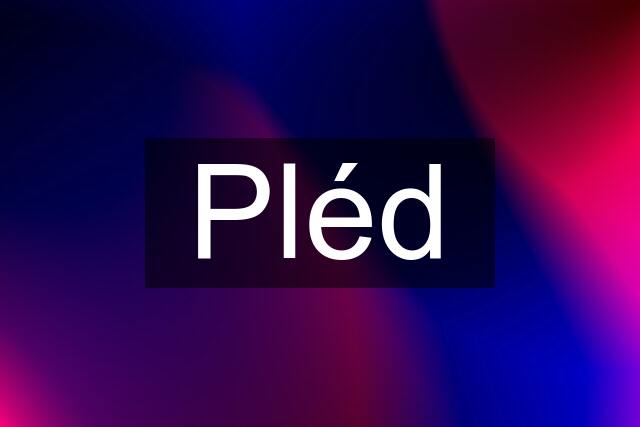 Pléd