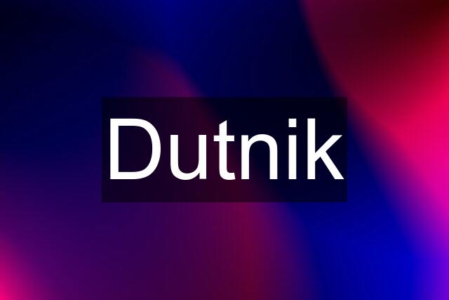 Dutnik