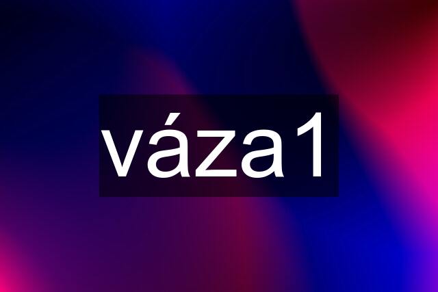 váza1