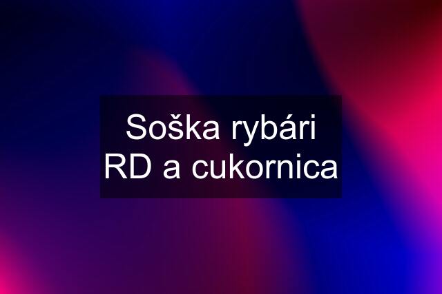 Soška rybári RD a cukornica