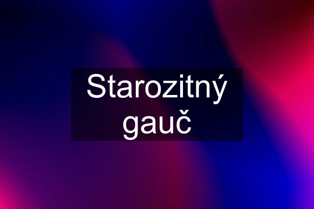 Starozitný gauč