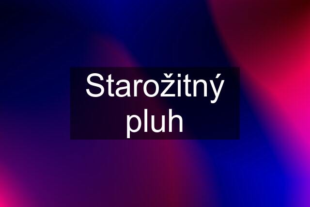 Starožitný pluh