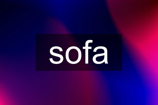 sofa