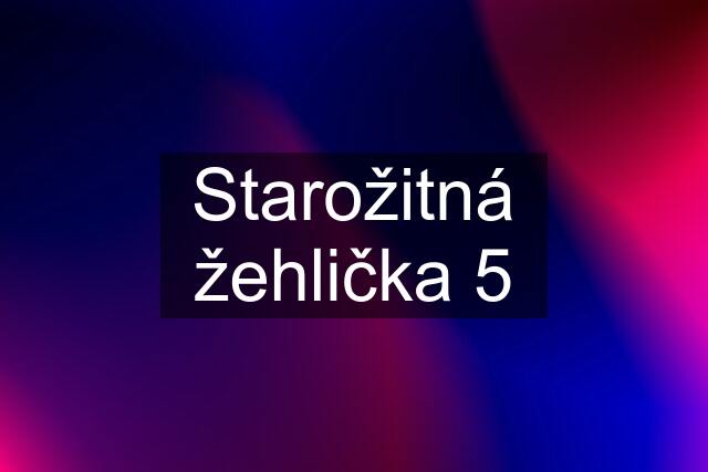 Starožitná žehlička 5