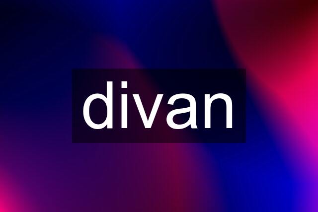 divan