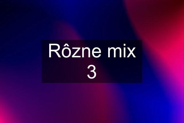 Rôzne mix 3