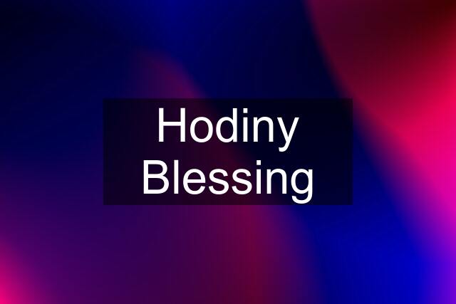 Hodiny Blessing