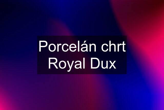 Porcelán chrt Royal Dux