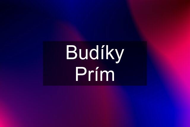 Budíky Prím