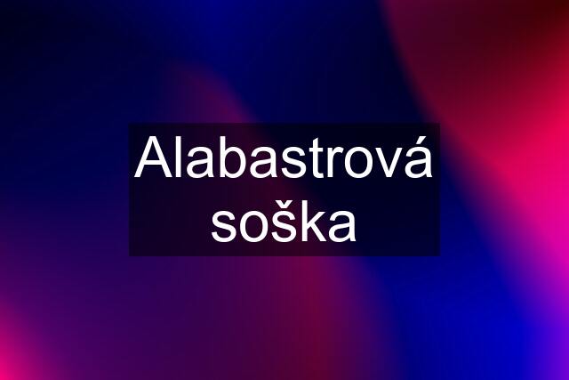 Alabastrová soška