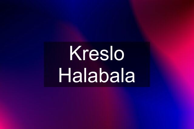 Kreslo Halabala