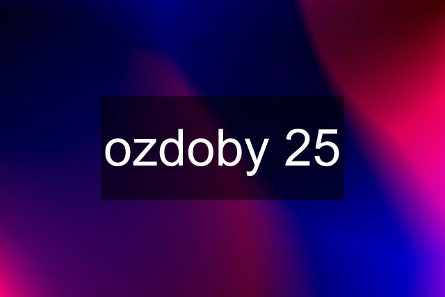 ozdoby 25