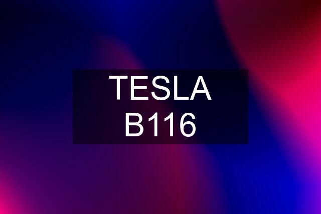 TESLA B116