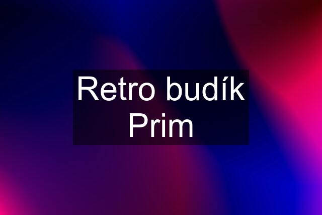 Retro budík Prim