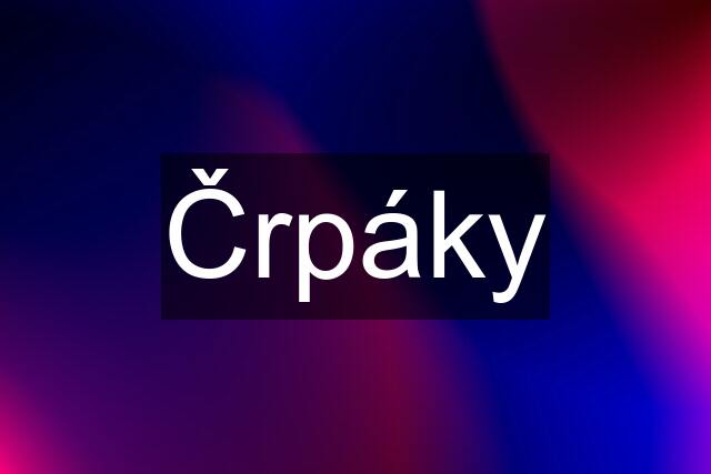 Črpáky