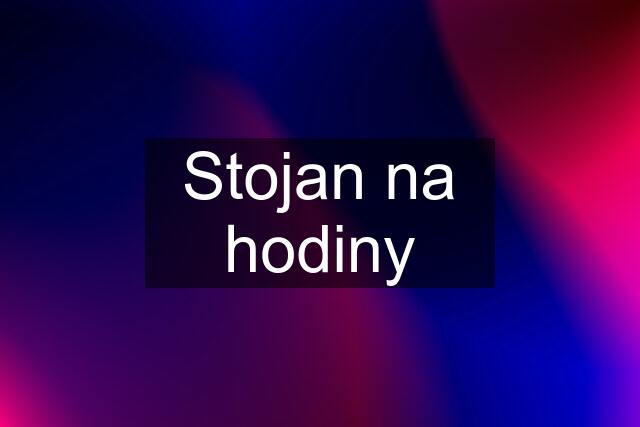 Stojan na hodiny