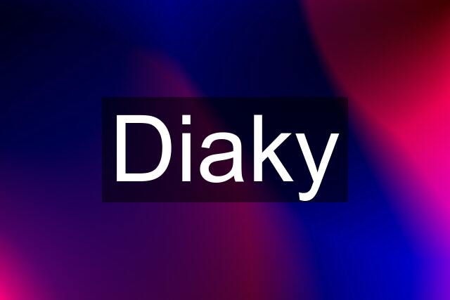 Diaky