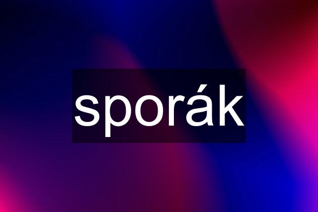 sporák