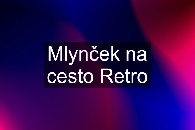 Mlynček na cesto Retro