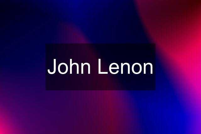 John Lenon