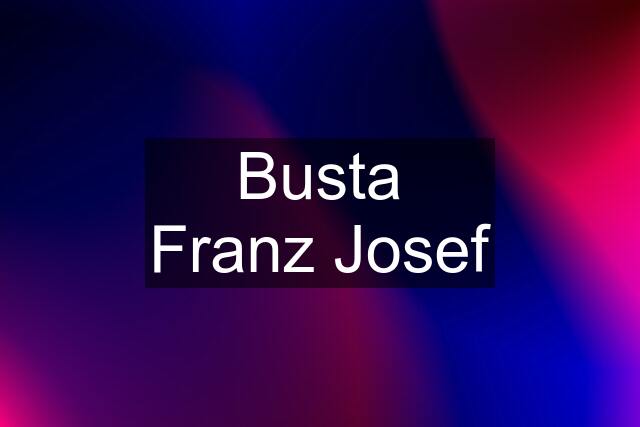 Busta Franz Josef