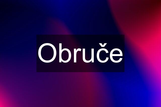 Obruče